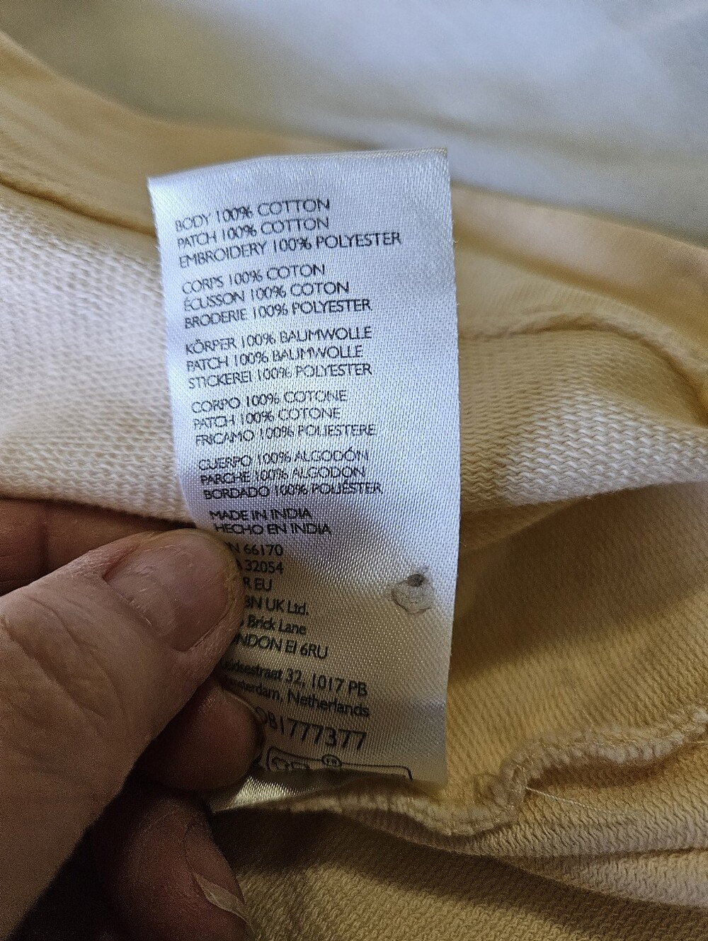 By Anthropologie Embroidered Topanga Tee -  Size S - Picture 4 of 7